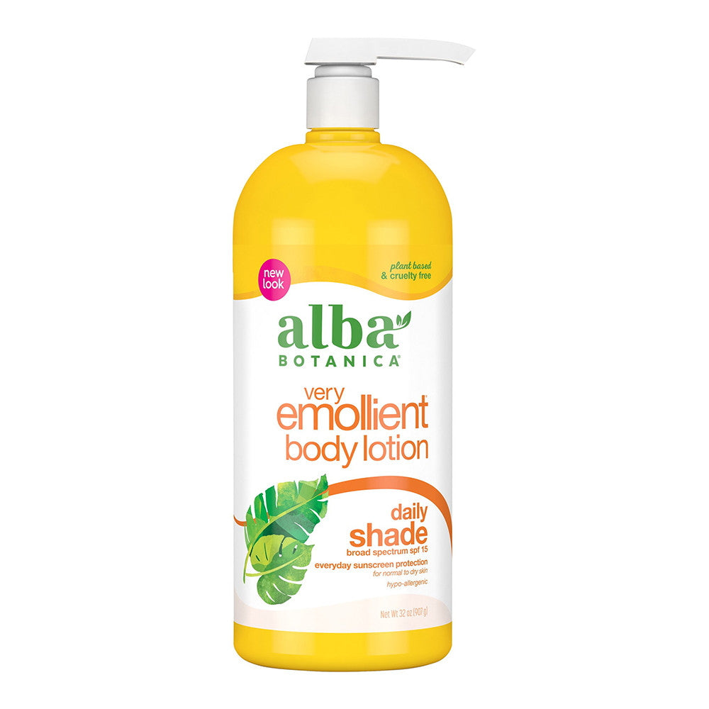 Alba Botanica Natural Very Emollient Body Lotion Daily Shade Spf 15 - 32 Oz